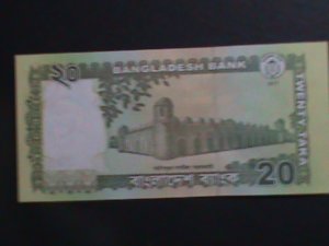 ​BANGLADDESH-2017 BANK OF BANGLADESH -20 TAKAS-UNCIRCULATED CURRENCY VF