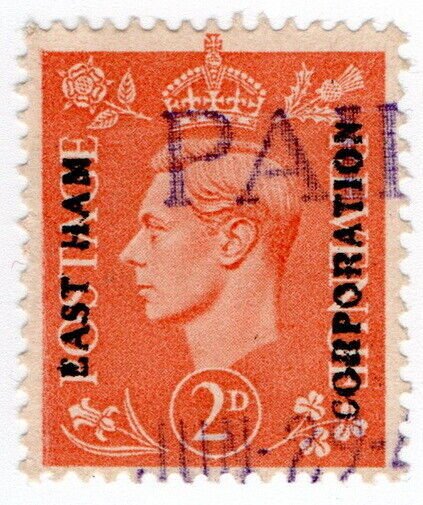 (I.B) George VI Commercial Overprint : East Ham Corporation