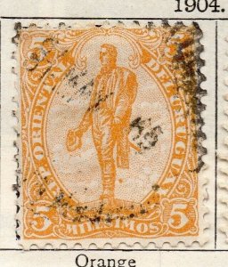 Uruguay 1904 Early Issue Fine Used 5m. 125759