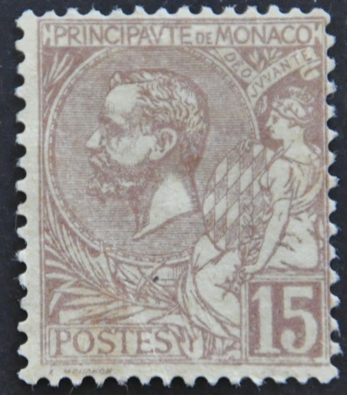 DYNAMITE Stamps: Monaco Scott #18 – UNUSED