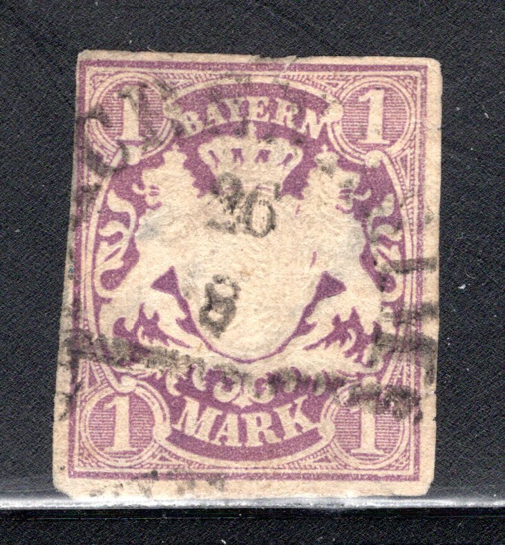 Bavaria #31  Used,   F/VF.   Cat $85.00    ...  0530032