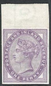 GB 1881 1d lilac plate 150 imprimatur fine mint