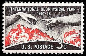 # 1107 MINT NEVER HINGED GEOPHYSICAL YEAR