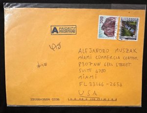 CM) 1996. SWITZERLAND. CRYSTAL. INSECT. ENVELOPE SENT TO USA. XF