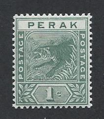 MALAYA - PERAK SC# 42 FINE MNH 1892