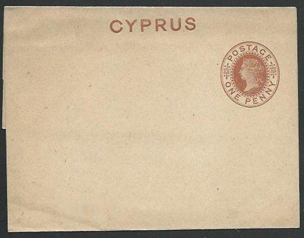 CYPRUS QV 1d newspaper wrapper fine unused.................................58497