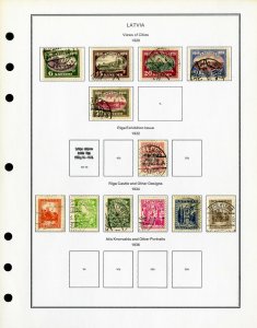 Latvia Clean Mint & Used 1918 to 2000 Rare Stamp Collection