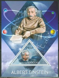 TOGO  2013 ALBERT EINSTEIN  SOUVENIR SHEET MINT NH