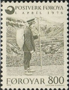 Faroe Islands, #23 Unused  From 1976