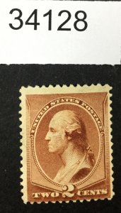 MOMEN: US STAMPS #210 MINT OG NH LOT #34128