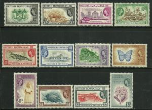 British Honduras # 144-155, Mint Hinged