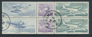 Sweden 939a  Used bklt pane (8