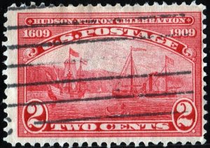 SC#372 2¢ Hudson-Fulton Celebration Issue (1909) Used