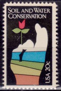 United States, 1984, Soil and Water Conservation, 20c, sc#2071, MNH**