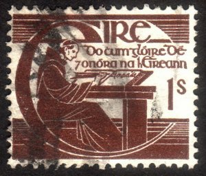 1944, Ireland 1Sh, Used, Sc 129