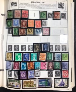 WW, BRITISH COLONIES, 100s of Stamps mounted in an album & in others