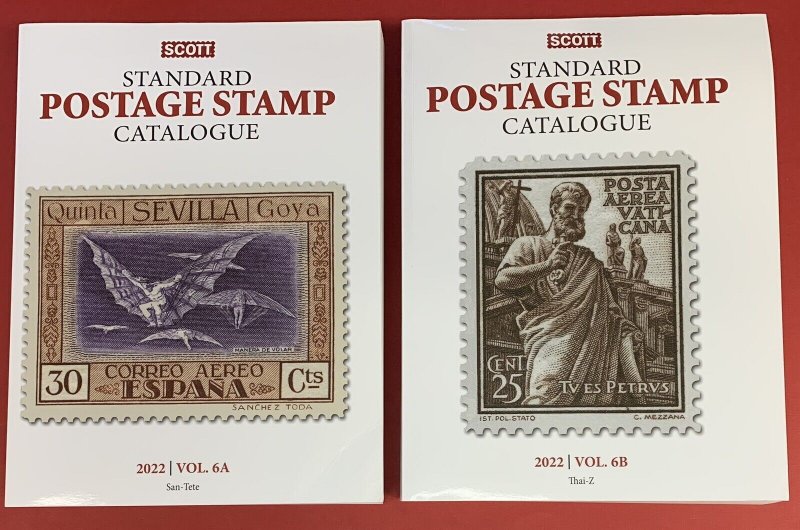 Scott 2022 Standard Postage Stamp Catalog, Vol 6A & 6B Countries San-Z 