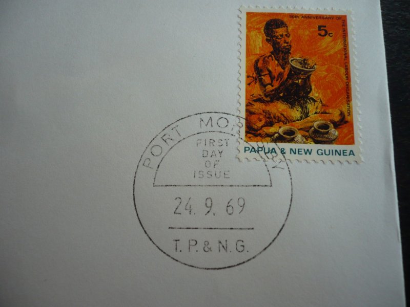 Postal History - Papua New Guinea - Scott# 291 - First Day Cover