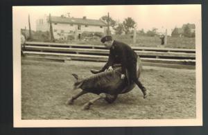 1943 Gnesen Germany RPPC Wehrmacht Postcard Cover Horse cancel stamp Cavalry