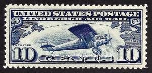 C10 Mint,OG,LH... XF/S Centering