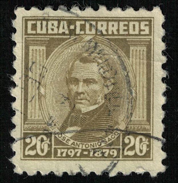 Jose Antonio Saco., 20 cents, Cuba (Т-6117)