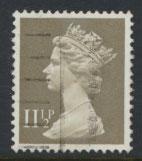 GB Machin 11½p  SG X893  Scott MH76 Used  please read details