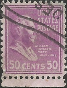 # 831 USED WILLIAM HOWARD TAFT