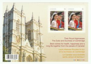 2477 Royal Wedding SS   MNH