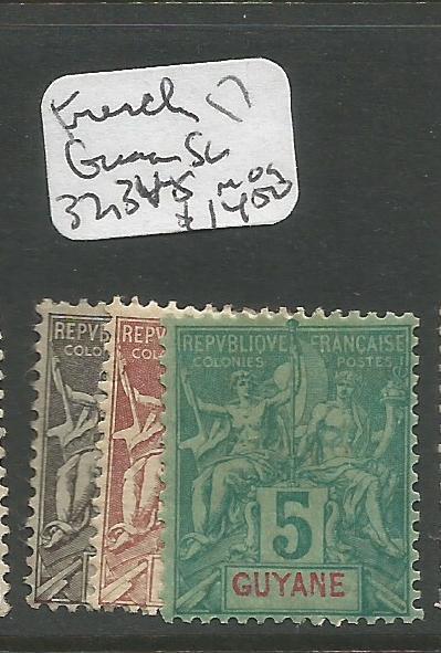 French Guiana SC 32, 34-5 MOG (3crp)