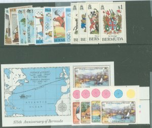 Bermuda #445-460  Single (Complete Set)