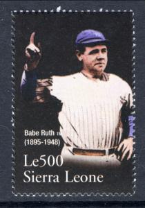 Sierra Leone 2759 Babe Ruth MNH VF