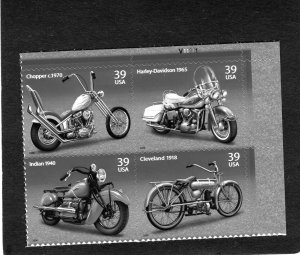 4085-4088 American Motorcycles, MNH UR-PB/4 (#V11111)