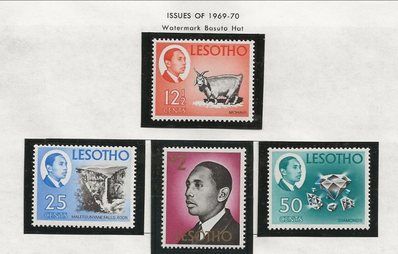 LESOTHO Sc 47-59 NH issue of 1968 - ANIMALS 