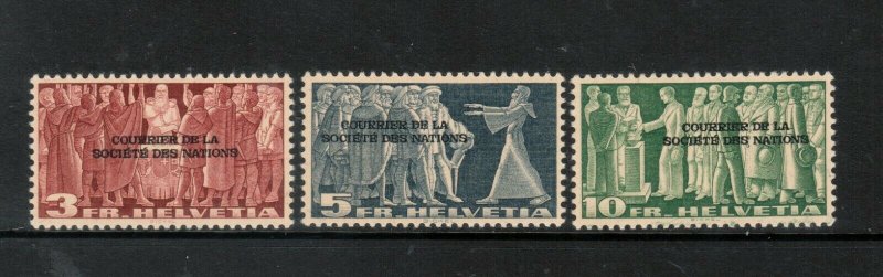 Switzerland #2088 - #2090 Very Fine Never Hinged