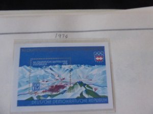 Germany and Area 1975-1977 Mint/Used Stamp Collection on Scott Int Album Pages