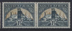 SOUTH AFRICA - Scott 52 - Gold Mine -1941- MVLH -Horiz.Pair - 1/12p Stamps