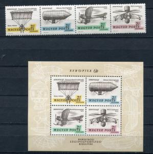 Hungary 1967 Mi Block 57A MNH  Mi 2317-0 MH Sc CB 26a b MNH/MH History Of Avi...