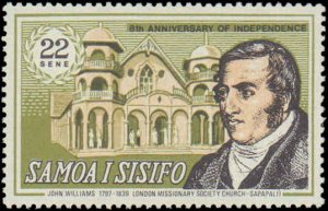 Samoa #321-324, Complete Set(4), 1970, Religion, Never Hinged