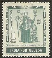 Portuguese India 507, mint,  disturbed gum . 1951. (T255)