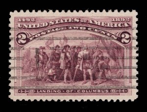 MOMEN: US STAMPS #231 USED PSE GRADED CERT XF-SUP 95J LOT #88893