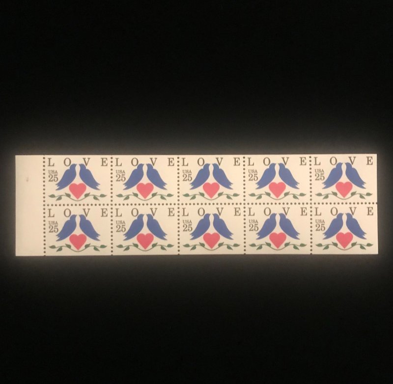 2441a Never Folded Pane, MNH PL# 1211