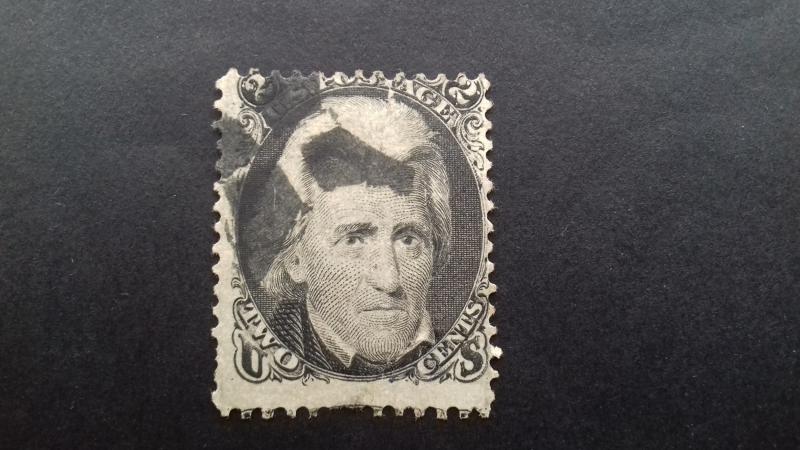 United States 1863 Andrew Jackson, 1767-1845  Used