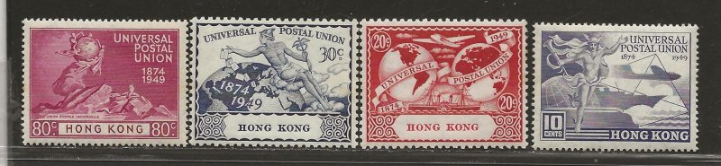 HONG KONG SC# 180-83   FVF/MNH