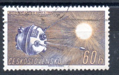 CZECHOSLOVAKIA - 1961 - LUNIK I - SPACE - Used - 60h -