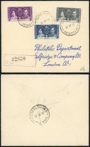 Fiji 1937 Coronation Cover