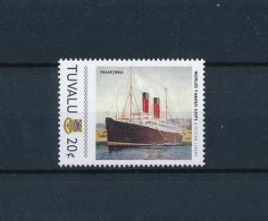 [81226] Tuvalu 2011 Ships Boats Franconia Ocean Liners Cunard Line MNH