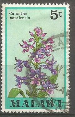 MALAWI 1979 used 5t  Orchids Scott 329