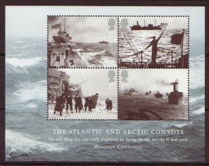 MS3529 2013 Atlantic & Arctic Convoys miniature sheet UNMOUNTED MINT/MNH
