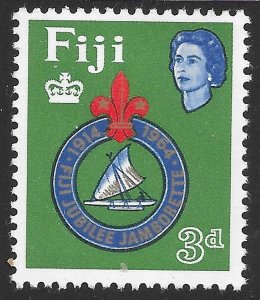 Fiji Scott 206 MNH 3d 50th Anniversary Founding Fijian Boy Scouts issue of 1964