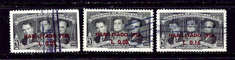 Honduras C206-08 Used 1953 set